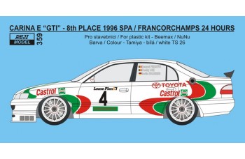 Transkit – Toyota Carina E GTI - 1996 Spa 24 hours - Loix / Verreydt / Holderied  1/24